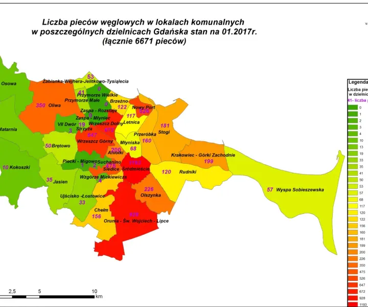 Mapa dzielnic Gdańska - Jak podzielone jest miasto?